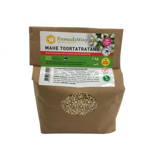 Organic raw buckwheat flour 1kg