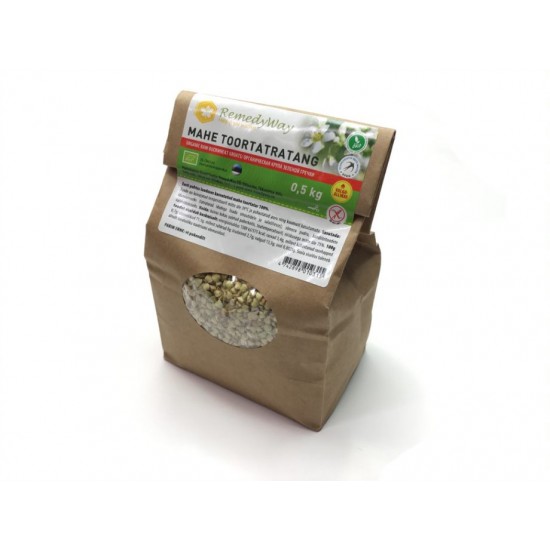 Organic raw buckwheat flour 0,5kg